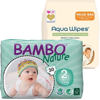 Cosas para bebe biodegradables